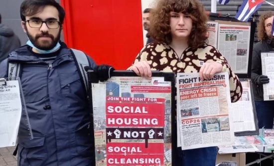 Birmingham supporters of FRFI call for social housing, not social cleansing