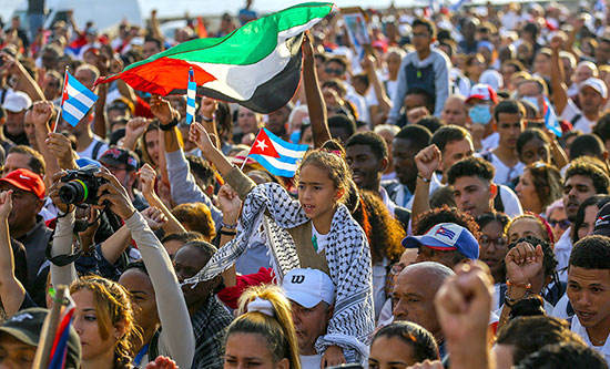 Despite their own hardships, Cubans have marched in solidarity with Palestine, demanding an end to Israeli genocide and imperialist complicity