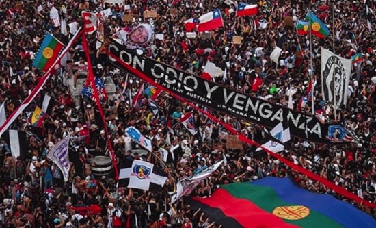 Demonstration in Santiago, 29 January 2020 (photo: Frente Fotografico)