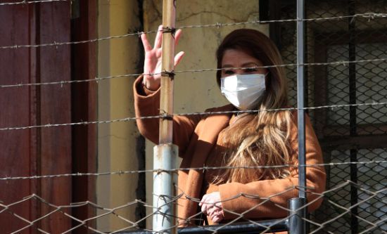 Coup leader Jeanine Anez enters Milaflores prison