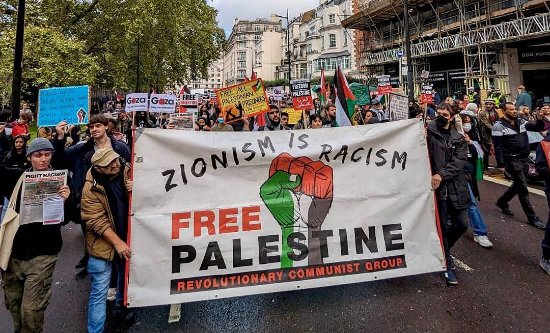 London Palestine protest 