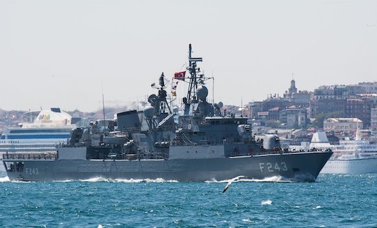 Turkish warship