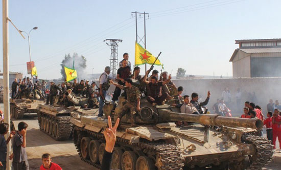 YPG forces lead the resistance againt the Turkish invasion of Afrin