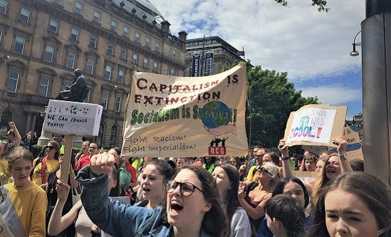 Youth Strike 4 Climate, Glasgow 24 May 2019
