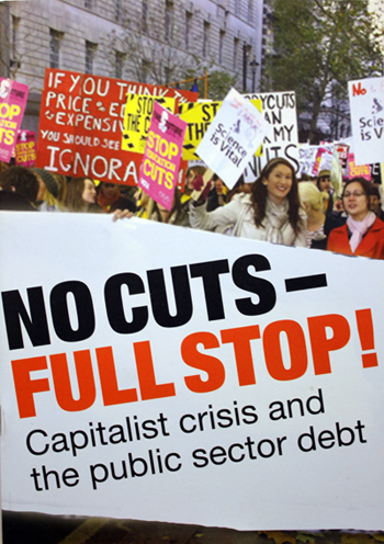 No cuts - Full stop! Pamphlet