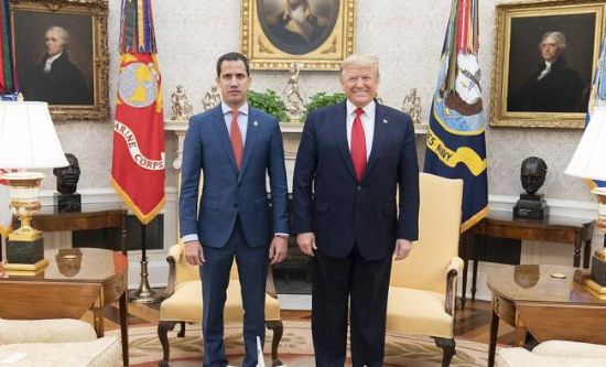 Juan Guiado in the Oval Office with former US President Donald Trump(Official White House Photo by Shealah Craighead) 