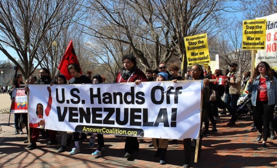 ANSWER coalition demands no sanctions against Venezuela