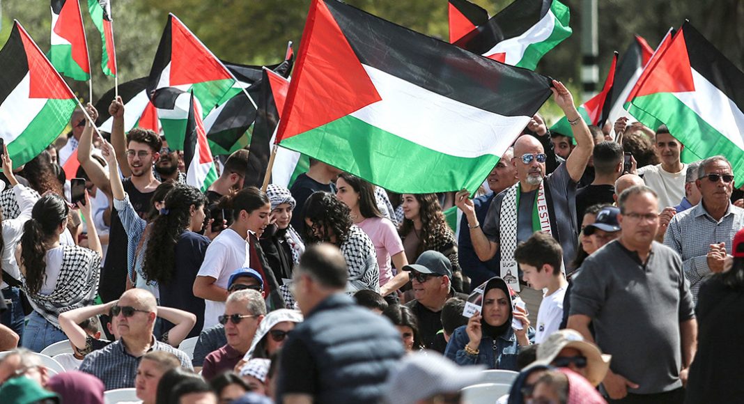 Palestinians in occupied ‘Galilee’ protest on Land Day, 30 March