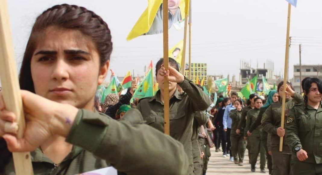 Kurdish YPJ Fighters. Credit: Kurdishstruggle/Flickr