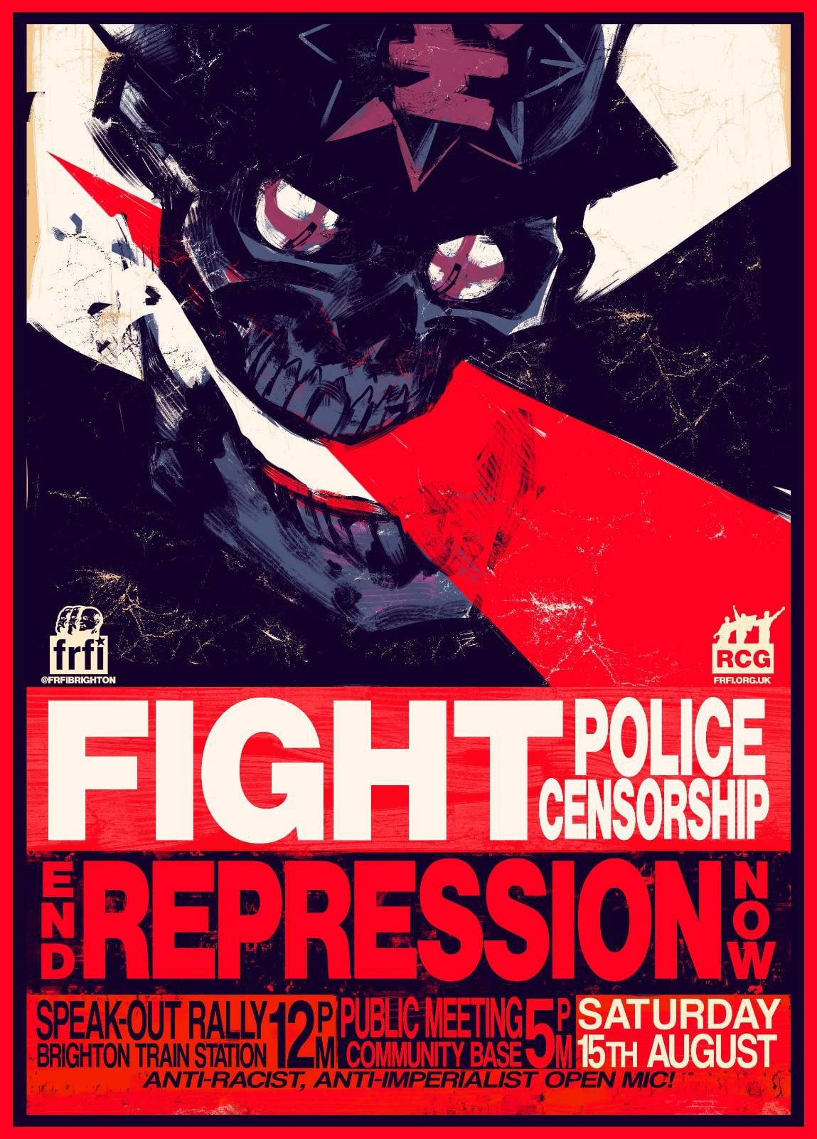 Fight Police Censorship - End Repression Now - Rally