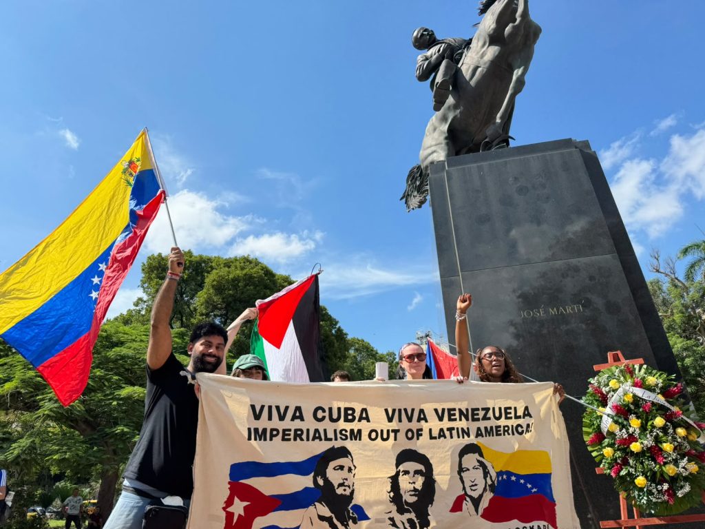 RCG 2026 Jose Marti Brigade arrives in Cuba (Photo: FRFI)