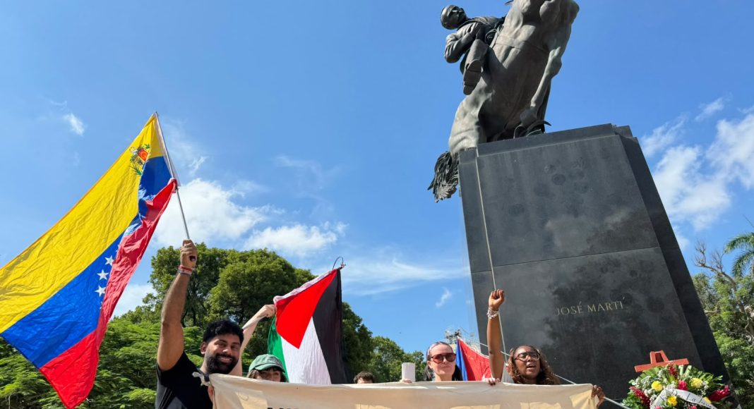 RCG 2026 Jose Marti Brigade arrives in Cuba (Photo: FRFI)