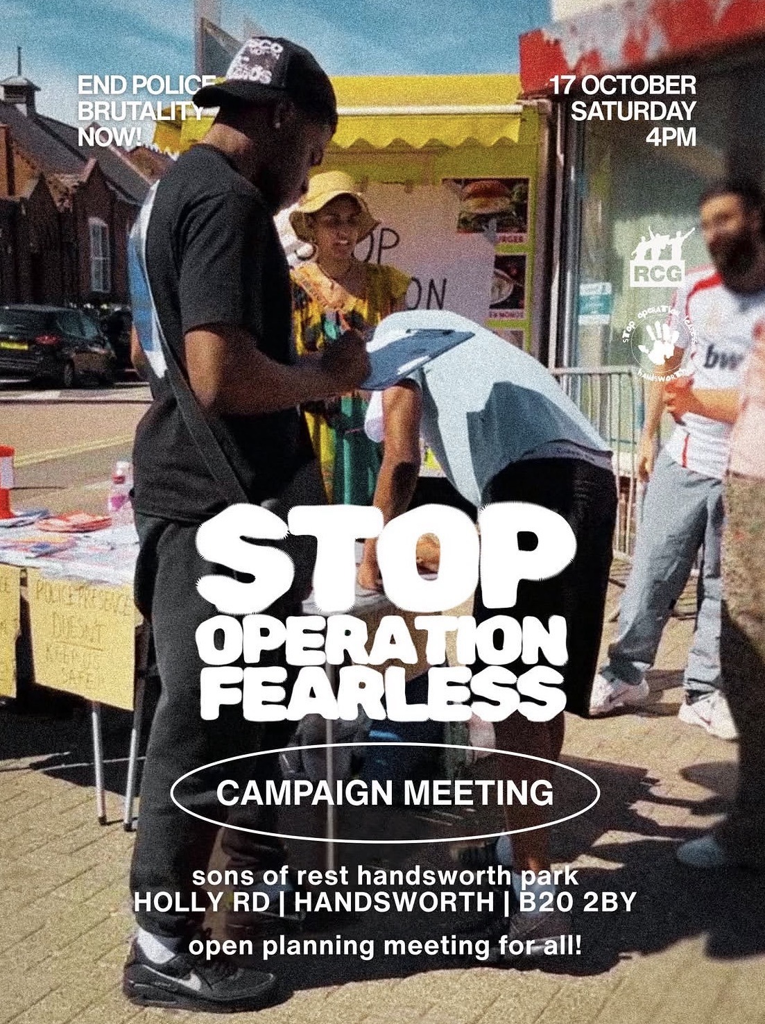 Stop Operation Fearless! Campaign Meeting